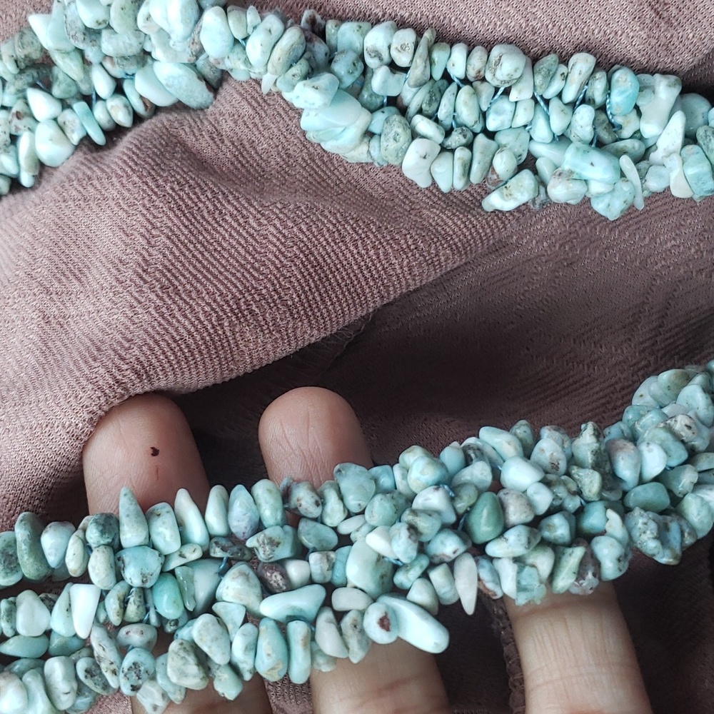 Mega Amazonite Natural Stone Necklace
